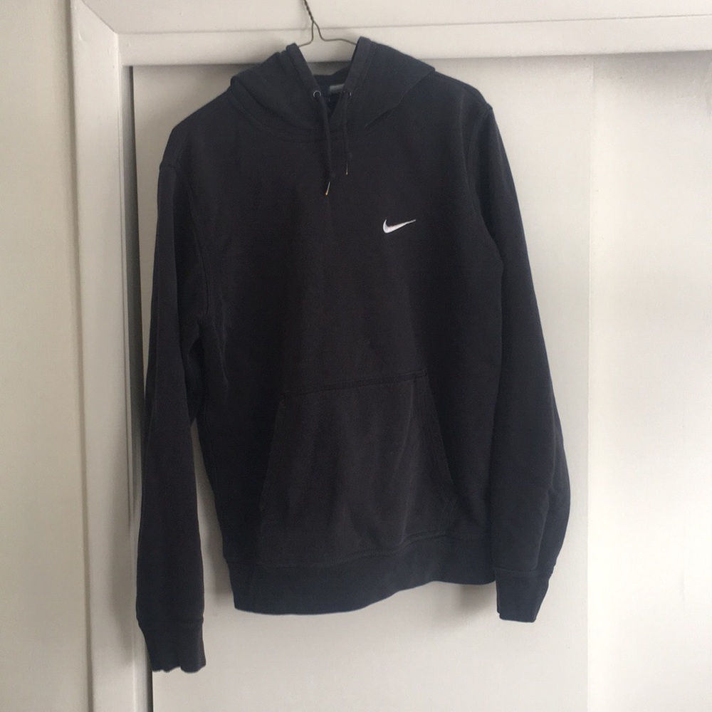 Plain Black Nike Hoodie